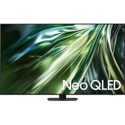 Телевизор Samsung 55" 55QN90D AI 4K QLED, SMART, Wi-Fi, Bluetooth 5.2, 3xHDMI, 2xUSB, Silver