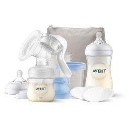 Комплект за кърмене с ръчна помпа за кърма Philips Avent SCF430/16