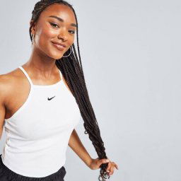 Nike Тениска W Nsw Essntl Rib Cami Потник Tee