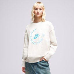 Nike Суитчър W Nsw Flc Os Crew Prnt Su Sweatshirt