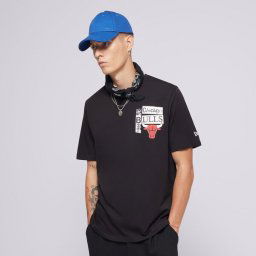 New Era Тениска Newspaper Graphic Bulls Chicago Bulls Blkfdr