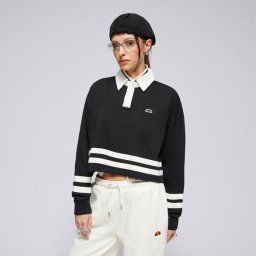 Ellesse Тениска Тип Поло Sombra Cropped Rugby Топ Blk