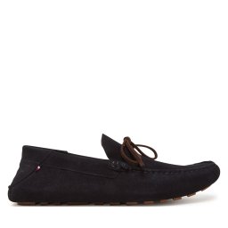 Мокасини Tommy Hilfiger Hilfiger Folded Suede Driver FM0FM05385 Тъмносин