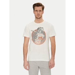Blend Тишърт 20717764 Бял Regular Fit