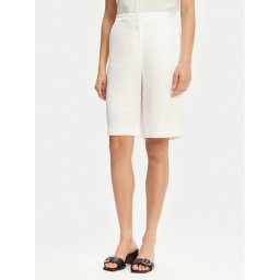 BOSS Бермуди 50537403 Бял Relaxed Fit