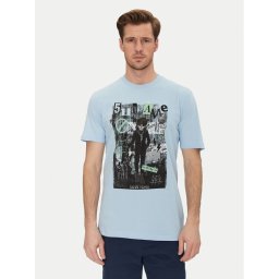 Blend Тишърт 20717965 Син Regular Fit