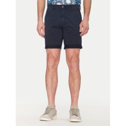 Blend Шорти от плат 20717939 Тъмносин Regular Fit