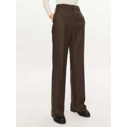 AMI Paris Текстилни панталони FTR435.WV0053 Кафяв Flare Fit