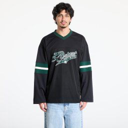 Тениска Carhartt WIP Long Sleeve Detroit Mesh T-Shirt UNISEX Black/ Conifer/ Wax M