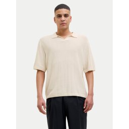Jack & Jones Пуловер Varenna 12272578 Бежов Relaxed Fit