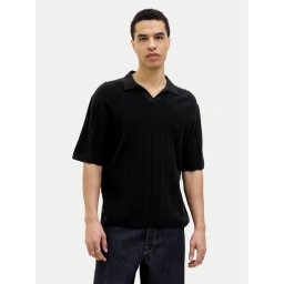 Jack & Jones Пуловер Varenna 12272578 Черен Relaxed Fit