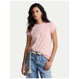 Polo Ralph Lauren Тишърт 211898698004 Розов Regular Fit