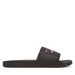 Чехли Tommy Hilfiger Flags Pool Slide FM0FM05431 Черен