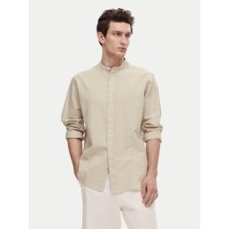 Selected Homme Риза New Linen 16079054 Бежов Regular Fit