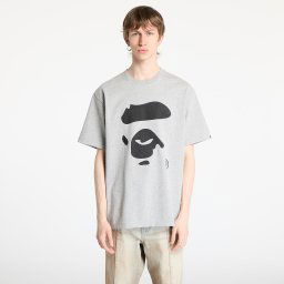 Тениска A BATHING APE Ape Face Tee UNISEX Gray S