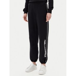 KARL LAGERFELD Долнище анцуг A2W10149 Черен Regular Fit