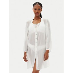 MICHAEL Michael Kors Кимоно MM2R791 Бял Regular Fit