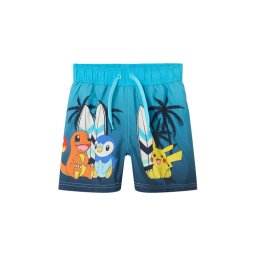 NAME IT Плувни шорти Ccoy Pokemon 13239656 Син Regular Fit