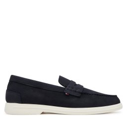 Мокасини Tommy Hilfiger Nubuck P Loafer FM0FM05350 Тъмносин