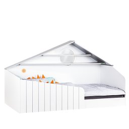 Детско легло Sonata Bird House, 100 х 200 см, Къща, Монтесори