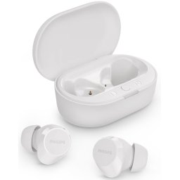 PHILIPS слушалки TWS тапи бели Изключително малък калъф за зареждане IPX4