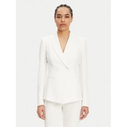 Patrizia Pepe Сако 2S1528 A411 W146 Бял Regular Fit