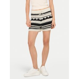 ONLY Шорти от плат Merida 15344405 Черен Regular Fit