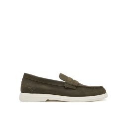Tommy Hilfiger Мокасини Nubuck P Loafer FM0FM05350 Каки