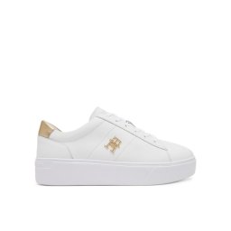 Tommy Hilfiger Сникърси Platform Court Sneaker Metallics FW0FW08648 Бял