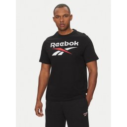 Reebok Тишърт 100216166 Черен Regular Fit