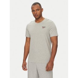 Reebok Тишърт 100221743 Сив Regular Fit