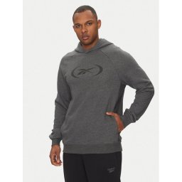 Reebok Суитшърт 100214853 Сив Regular Fit