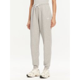 Reebok Долнище анцуг 100071694 Сив Regular Fit