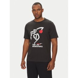 Reebok Тишърт 100218839 Черен Regular Fit