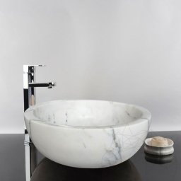Мивка за баня Матиа от мрамор Лилак RS-5, 42 x 15 см