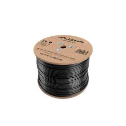 Lanberg LAN cable UTP Cat.5e 305m Outdoor Solid CU Fluke Passed, black