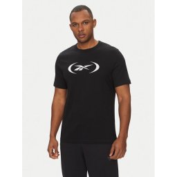 Reebok Тишърт 100214159 Черен Regular Fit