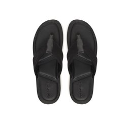 Calvin Klein Джапанки Toepost Cv Logo HM0HM01745 Черен