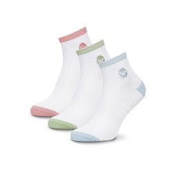 Roxy Дълги чорапи AS_ROXY_04Z_SS25 (3-PACK) Бял