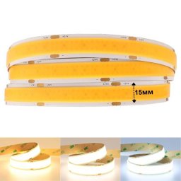 COB LED Лента Широка 15мм 960 Leds 24V 25W/m 2750lm 3000/4000/6500K Ролка 5м