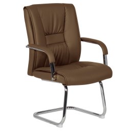 Посетителски стол Sonata 6540 - кафяв