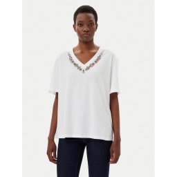 Liu Jo Тишърт WA5146 JS923 Бял Regular Fit