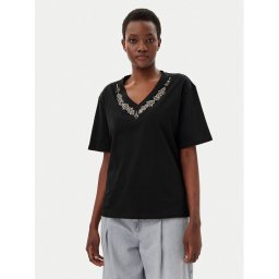 Liu Jo Тишърт WA5146 JS923 Черен Regular Fit