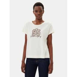Liu Jo Sport Тишърт TA5268 JS005 Екрю Regular Fit