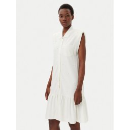 Liu Jo Sport Рокля тип риза TA5191 J5942 Екрю Regular Fit