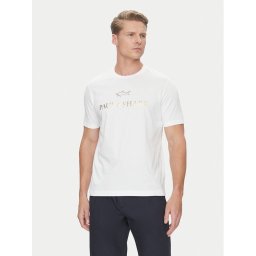 Paul&Shark Тишърт C0P1239 Бял Regular Fit