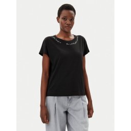 Liu Jo Sport Тишърт TA5268 JS005 Черен Regular Fit