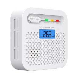 WiFi CO Детектор за Въглероден Оксид Безжичен с LCD Екран и Мобилни Известия Tuya