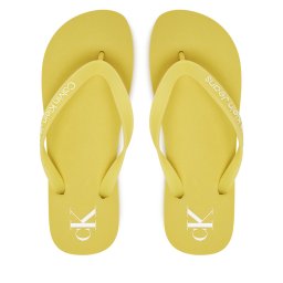Джапанки Calvin Klein Jeans Beach Sandal Transparent Tpu YW0YW01829 Жълт