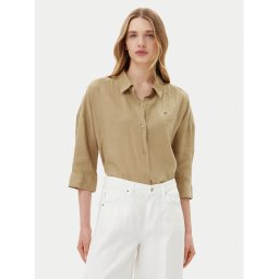 Tommy Hilfiger Риза WW0WW46169 Бежов Loose Fit